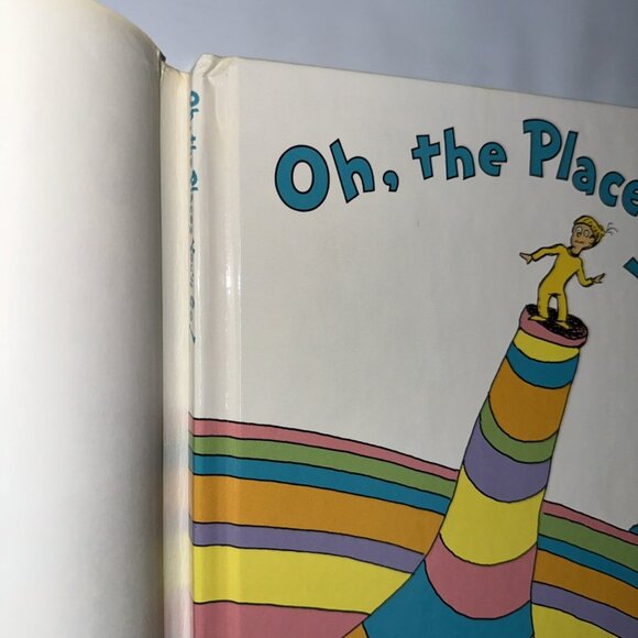 OH, THE PLACES YOU'LL GO! by Dr. Seuss - 1990 True First Ed. HC/DJ RARE! - Picture 7 of 16